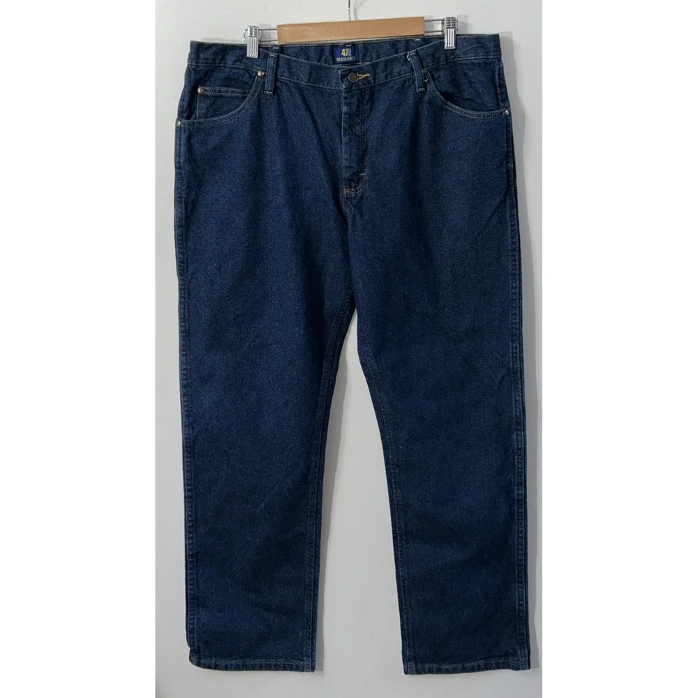 Mens WRANGLER 47MWZ PREMIUM PERFORMANCE COWBOY CUT‎ REGULAR FIT JEANS Sz 38